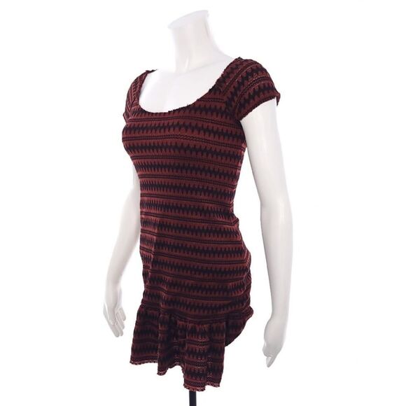 Free People Textured Mini Dress Womens Size XS - Picture 3 of 9